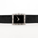 Piaget Tank Black Roman 18k 1970s