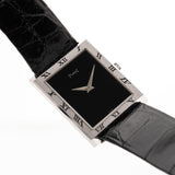 Piaget Tank Black Roman 18k 1970s