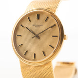 Patek Philippe Calatrava 18k Clous de Paris 1970s