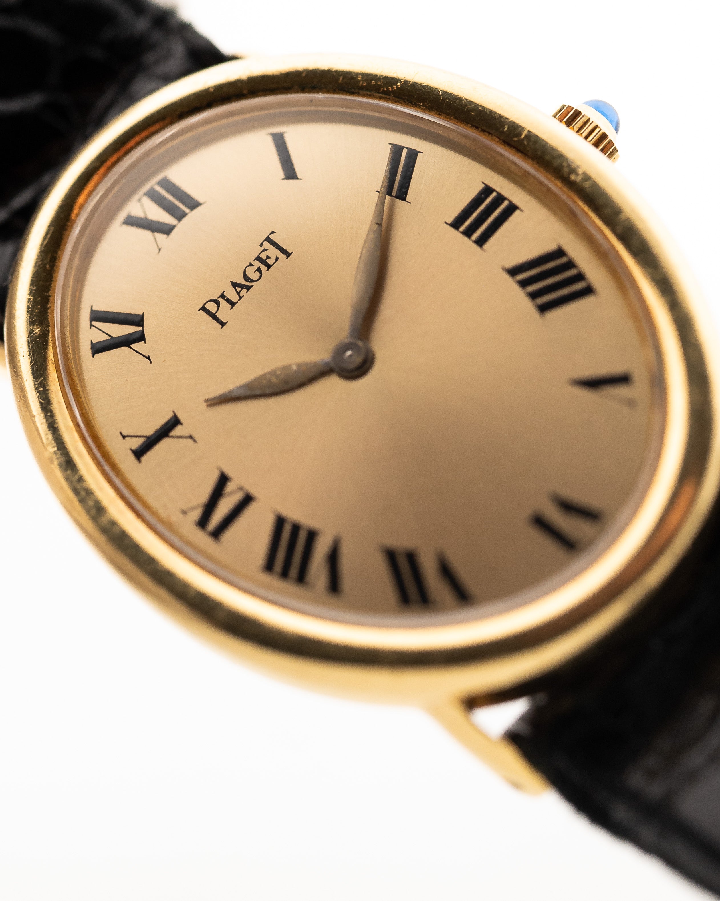 Piaget Ellipse Roman 18k 1970s Goldammer Vintage Watches