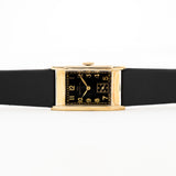 Iwc Rectangular Sub Second Black 14k 1935