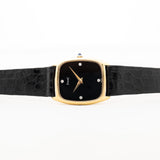 Piaget Square 18k Diamond Onyx 1970s