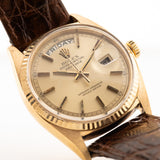 Rolex Day Date Pie Pan 18k 1975