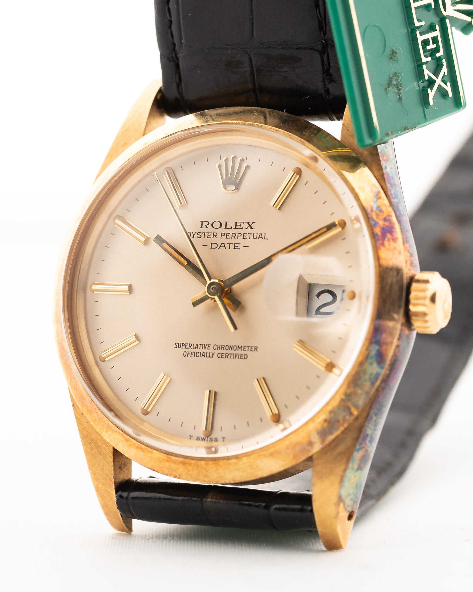 Rolex Oyster Perpetual Date 18k 1983