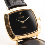 Rolex Cellini 18k Black Roman 1970