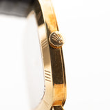 Rolex Cellini 18k Black Roman 1970