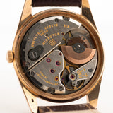 Universal Geneve Polerouter 18k Rose De Luxe 1957