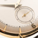 Jaeger LeCoultre Teardrop 18k Railroad 1940s