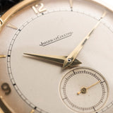 Jaeger LeCoultre Teardrop 18k Railroad 1940s