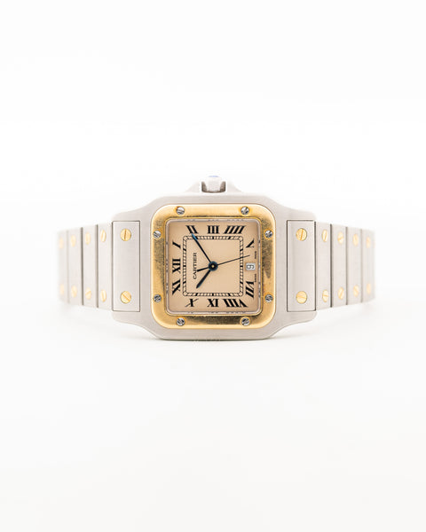 Cartier Santos Galbée Brown 1990s – GOLDAMMER