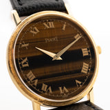 Piaget Tiger Eye 18k Roman 1970s