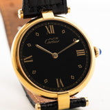 Cartier Vermeil Black 1990s