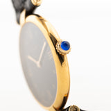 Cartier Vermeil Black 1990s