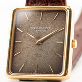 Patek Philippe 18k Rectangular 1970s