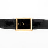 Rolex Cellini 18k Rectangular Black 1970s