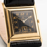 Omega Art Deco Rectangular 18k 1930s