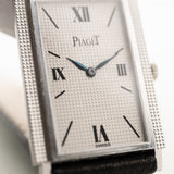 Piaget Rectangular 18k Hobnail 1970s