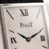 Piaget Rectangular 18k Hobnail 1970s