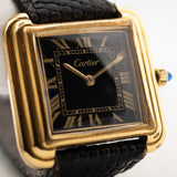 Cartier Stepped Black 1970s