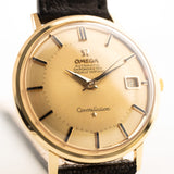 Omega Constellation 18k Date Onyx 1963