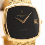 Vacheron Constantin 18k Square Black 1970s