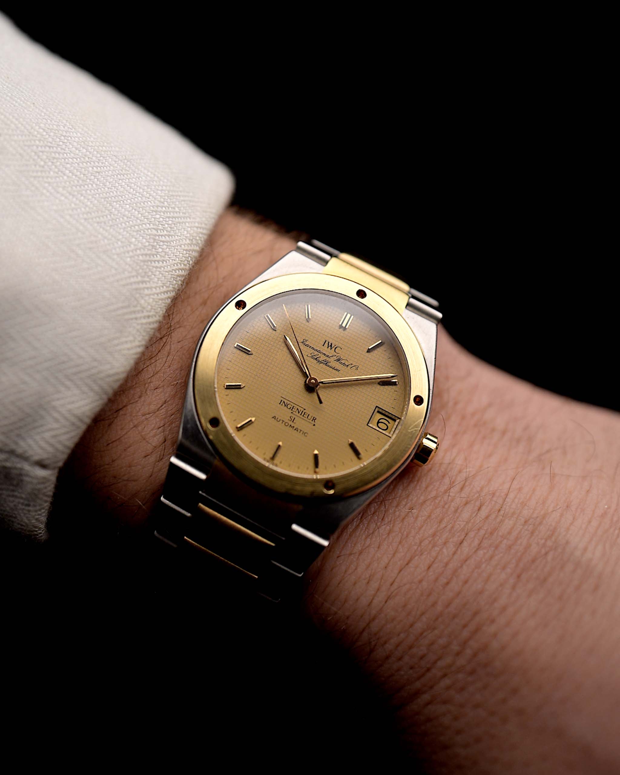 IWC Ingenieur 3505 SL Two Tone 1987 Vintage Watch