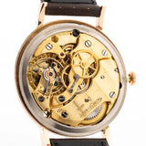 Jaeger LeCoultre 18k Rose Railroad 1950s