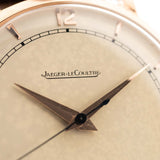 Jaeger LeCoultre 18k Rose Railroad 1950s