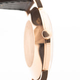 Jaeger LeCoultre 18k Rose Railroad 1950s