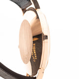 Jaeger LeCoultre 18k Rose Railroad 1950s