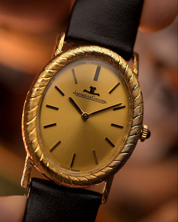 jaeger lecoultre gold dress watch Jaeger-LeCoultre | 18k yellow gold vintage dress watch main image 1
