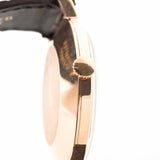 Jaeger LeCoultre Dress 18k Rose Sword 1950s