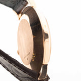 Jaeger LeCoultre Dress 18k Rose Sword 1950s