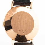 Jaeger LeCoultre Dress 18k Rose Sword 1950s