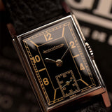 Jaeger LeCoultre Rectangular Black 1940s