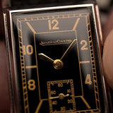 Jaeger LeCoultre Rectangular Black 1940s