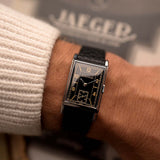 Jaeger LeCoultre Rectangular Black 1940s