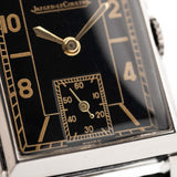 Jaeger LeCoultre Rectangular Black 1940s