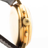 浪琴 6574 月亮相位計時碼錶 18K金 1985年