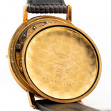 浪琴 6574 月亮相位計時碼錶 18K金 1985年