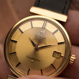 Omega Constellation 168005 Pie Pan 18k Hooded 1964