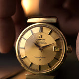 Omega Constellation 168005 Pie Pan 18k Hooded 1964