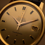 Omega 168018 Constellation 18k Data Onice 1969