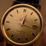 Omega 168018 Constellation 18k Data Onice 1969