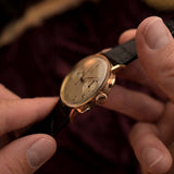 Omega 2393 Jumbo Cronógrafo Rosa 1947