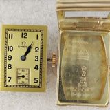 Omega Art Deco 14k Rectangular 1935
