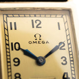 Omega Art Deco 14k Rectangular 1935