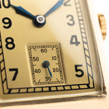Omega Art Deco 14k Rectangular 1935