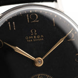 Omega Art Deco Black Syringe Sub Second 1939