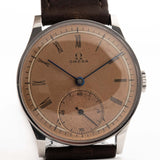 Omega Art Deco Roman Sub Second 1939